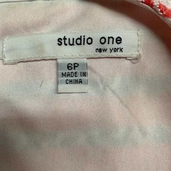 Studio One New York Women's Dress 6 Petite Career Formal Fit & Flare Spring - Picture 13 of 16